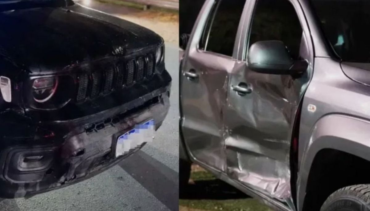 Una mujer destrozó y chocó camioneta de su pareja tras encontrarlo siendo infiel con su ex