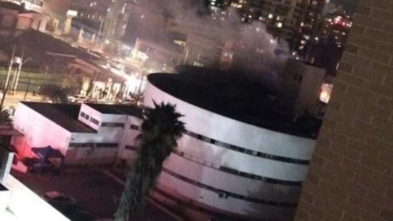 Incendio declarado en el Caracol de Ñuñoa