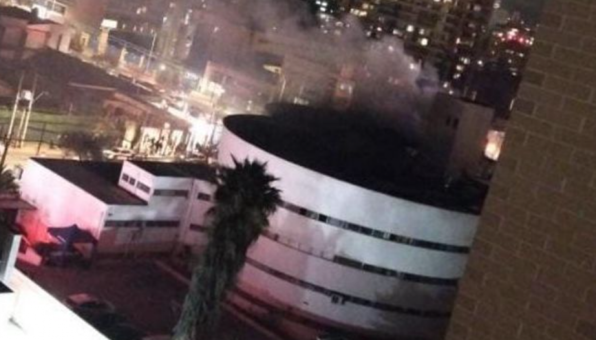 Incendio declarado en el Caracol de Ñuñoa