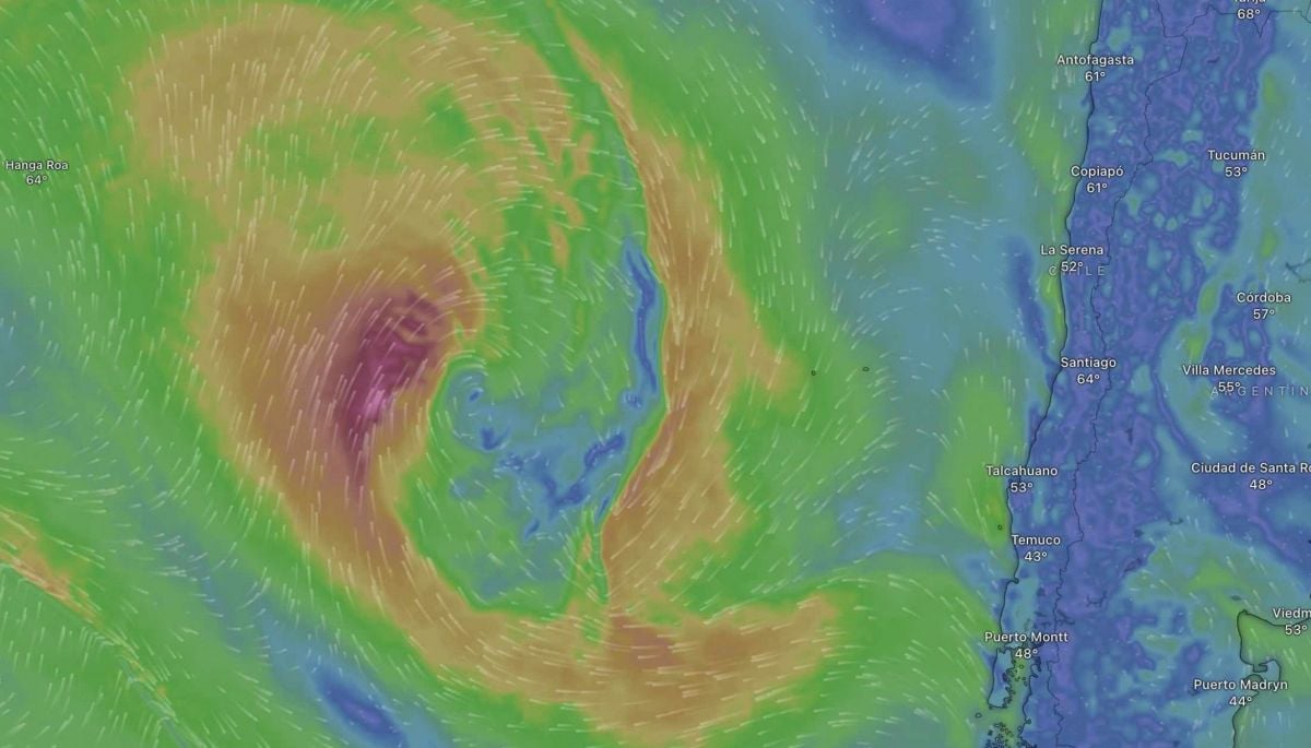 Confirman dónde llegará primero el ciclón extratropical este viernes