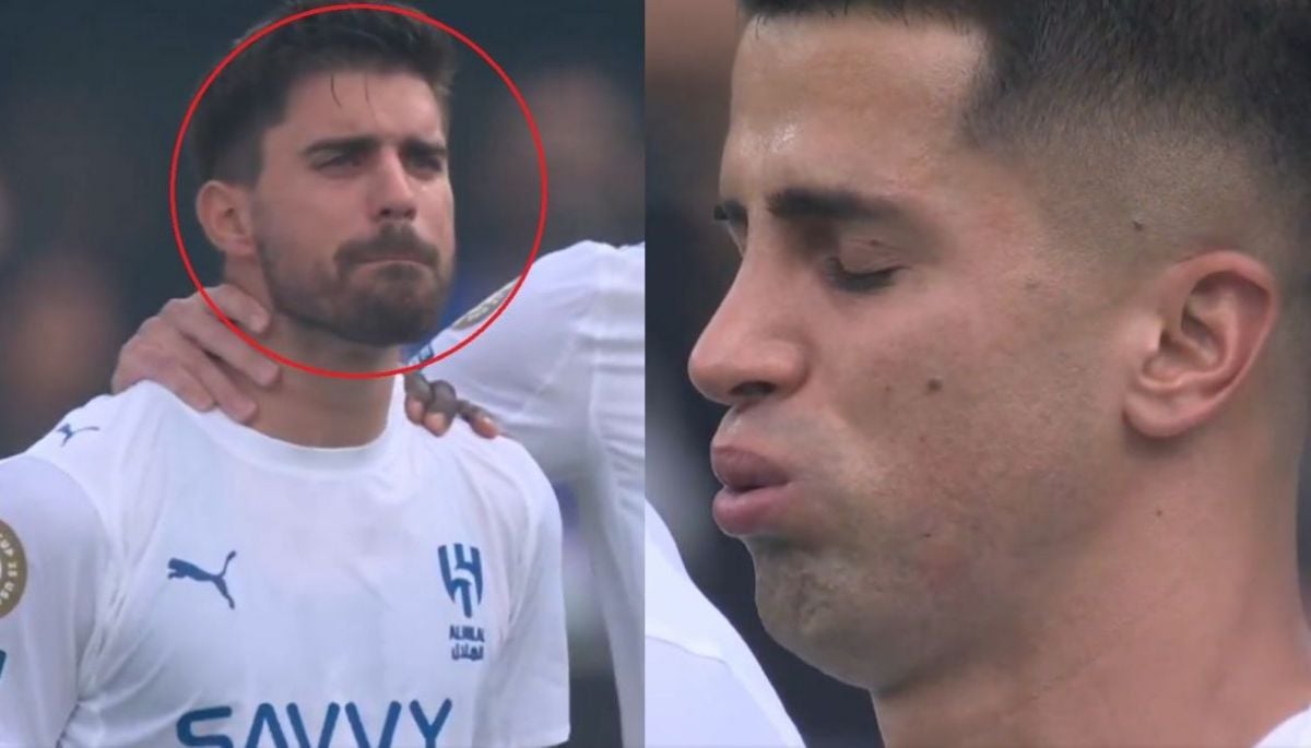 El conmovedor llanto de Joao Cancelo y Rúben Neves en homenaje a Diogo Jota