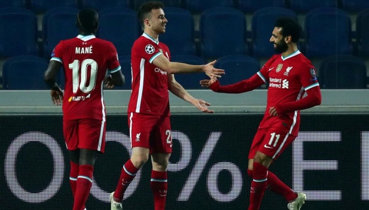 La despedida de Mohamed Salah a Diogo Jota: 