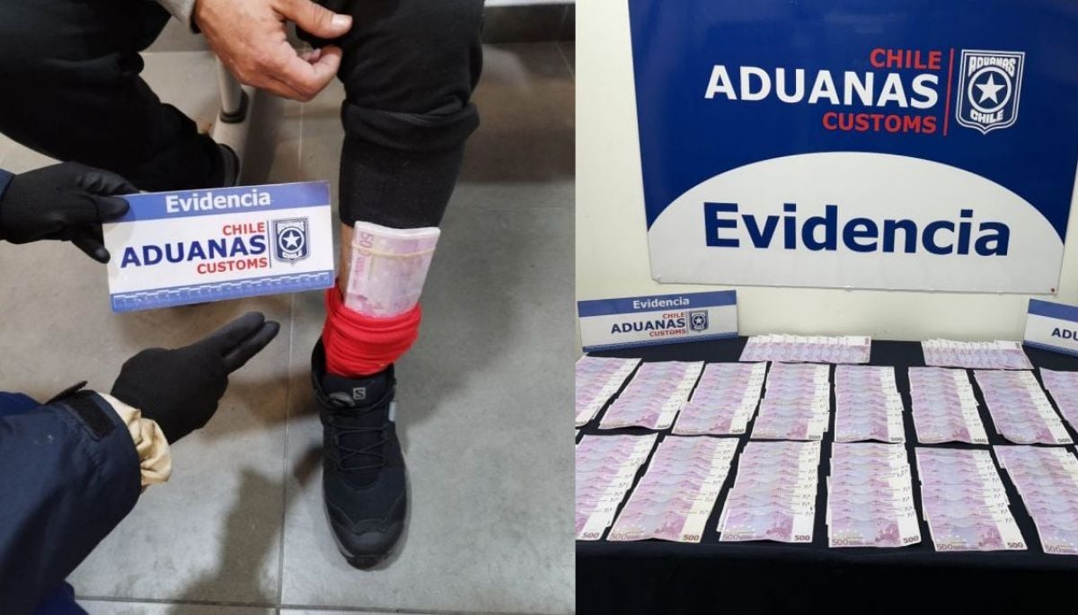 Paso Los Libertadores: Turista intentó ingresar con más de $100 millones adosados al cuerpo