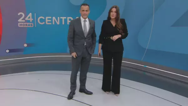 Iván Núñez y Josefa Bustos en 24 Horas Central