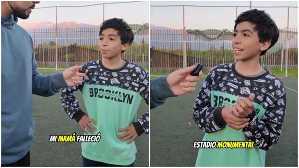 Niño en video de Felipe Ñancupil