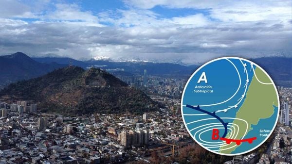 Santiago y anticiclón