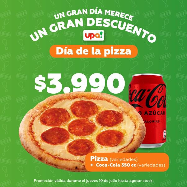 Día de la Pizza upa!