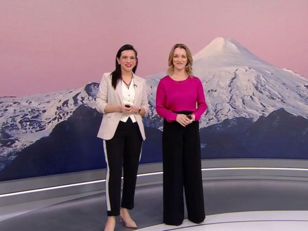 Valentina Reyes y Carla Zunino en 24 Horas Tu Mañana.