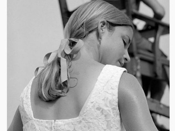 Chris Evert revolucionó la moda deportiva con su vestido de encaje en el US Open de 1971