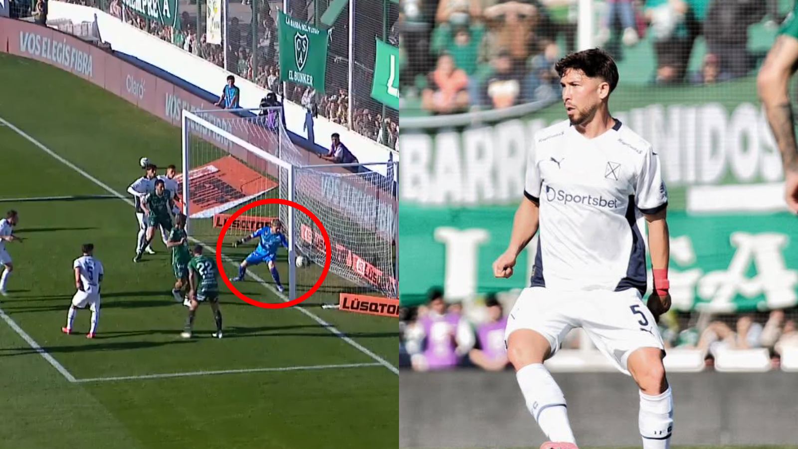 El gol de Felipe Loyola ante Sarmiento