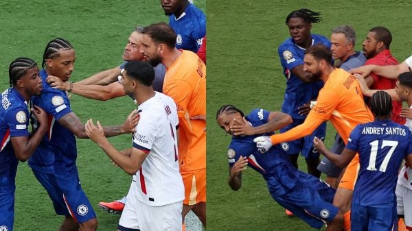 La agresión de Luis Enrique a Joao Pedro tras perder la final del Mundial de Clubes