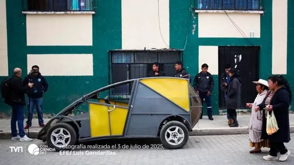 Katari MRC5: el auto eléctrico boliviano con batería de litio.