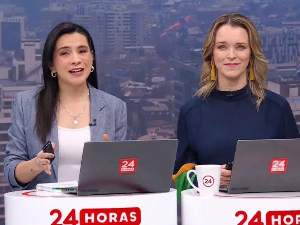 Valentina Reyes y Carla Zunino en 24 Horas Tu Mañana.