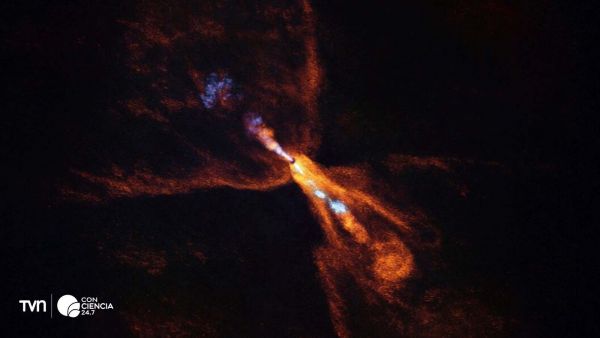 Telescopio ALMA en Chile capta disco protoplanetario en formación alrededor de la estrella HOPS-315.