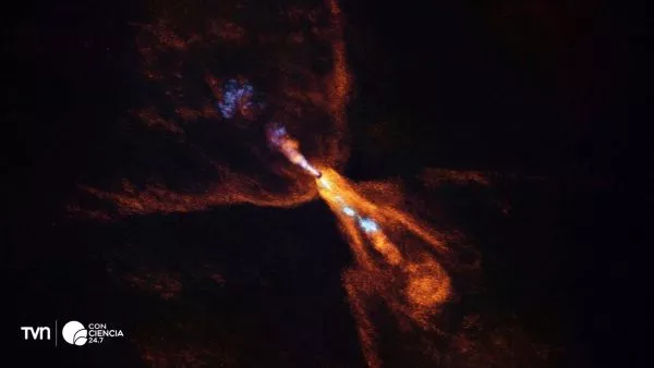 Telescopio ALMA en Chile capta disco protoplanetario en formación alrededor de la estrella HOPS-315.