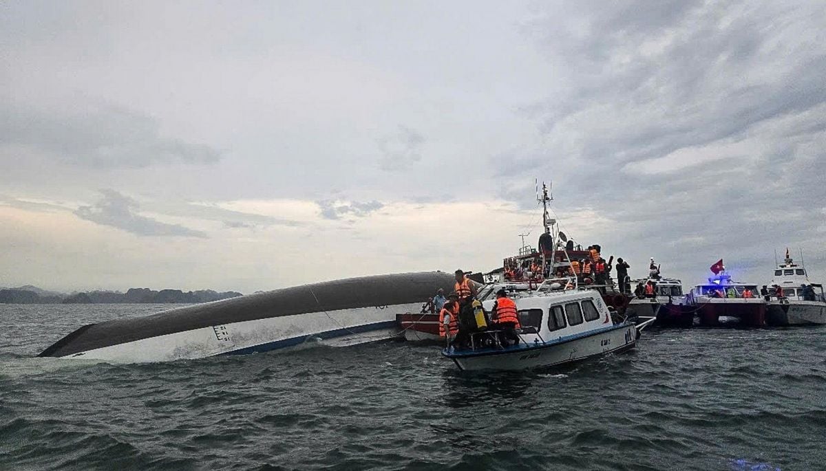 Al menos 38 muertos en naufragio de un barco turístico en Vietnam