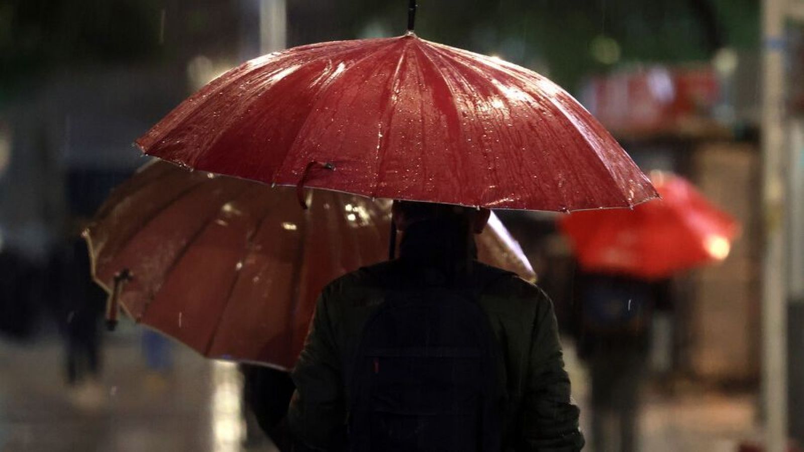 Lluvia en Santiago