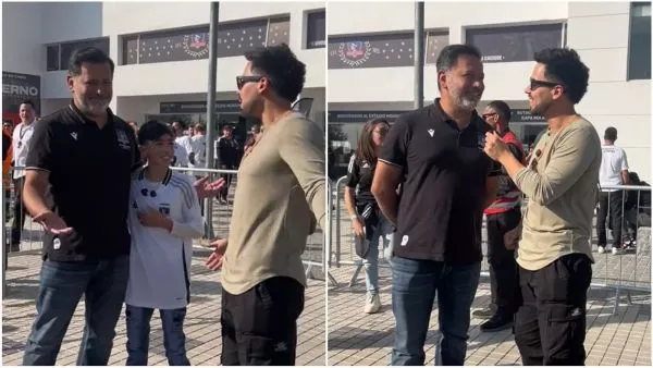 Pedro Ruminot en Estadio Monumental.