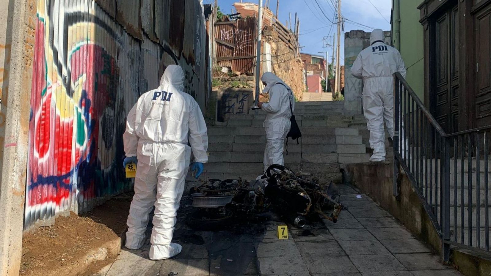 Balacera en Valparaíso