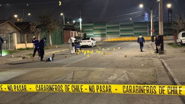 Intersección de Américo Vespucio con El Tabo donde ocurrió la balacera.