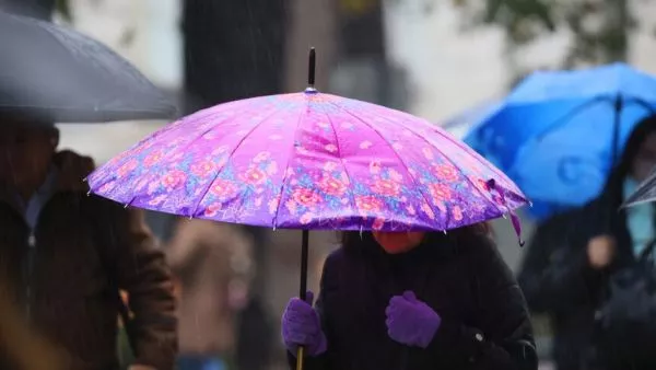 Lluvia en Santiago