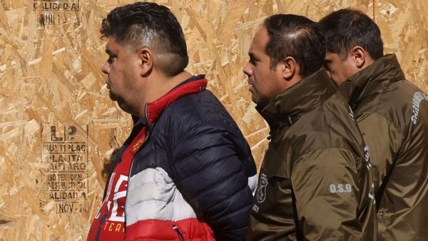 Detención de Wilson Verdugo.