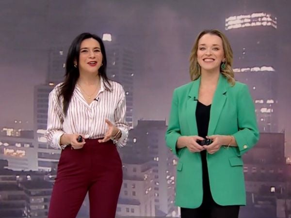 Valentina Reyes y Carla Zunino en 24 Horas Tu Mañana.