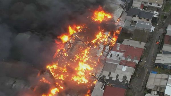 Incendio en Chiguayante, Concepción