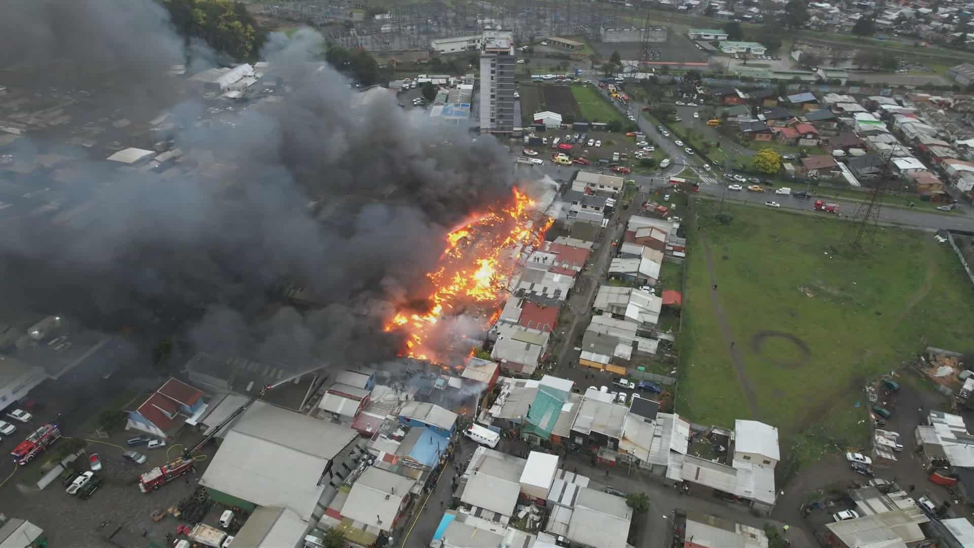Incendio en Chiguayante