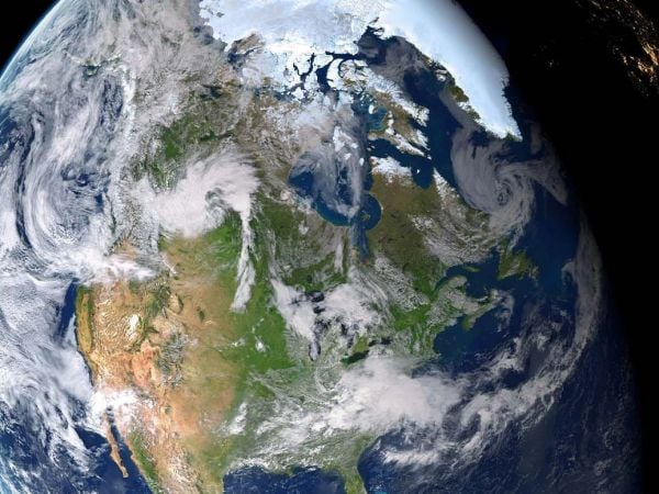 Mapa del mundo mostrando la huella ecológica por país en 2025 según el Global Footprint Network.