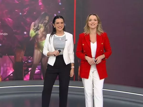 Valentina Reyes y Carla Zunino en 24 Horas Tu Mañana.