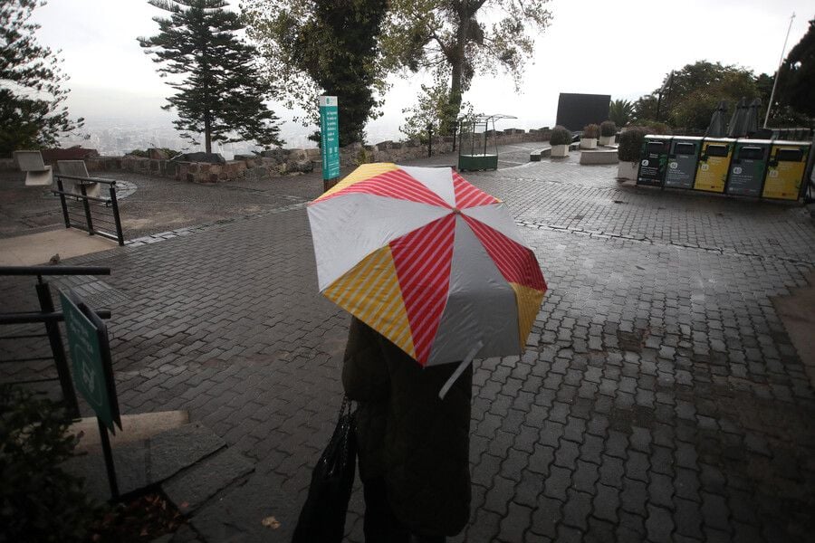 Lluvia en Santiago