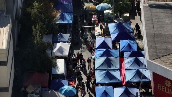 Toldos azules de Meiggs