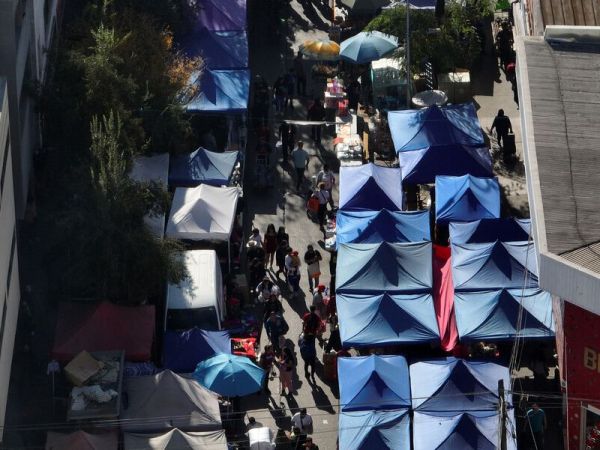 Toldos azules de Meiggs