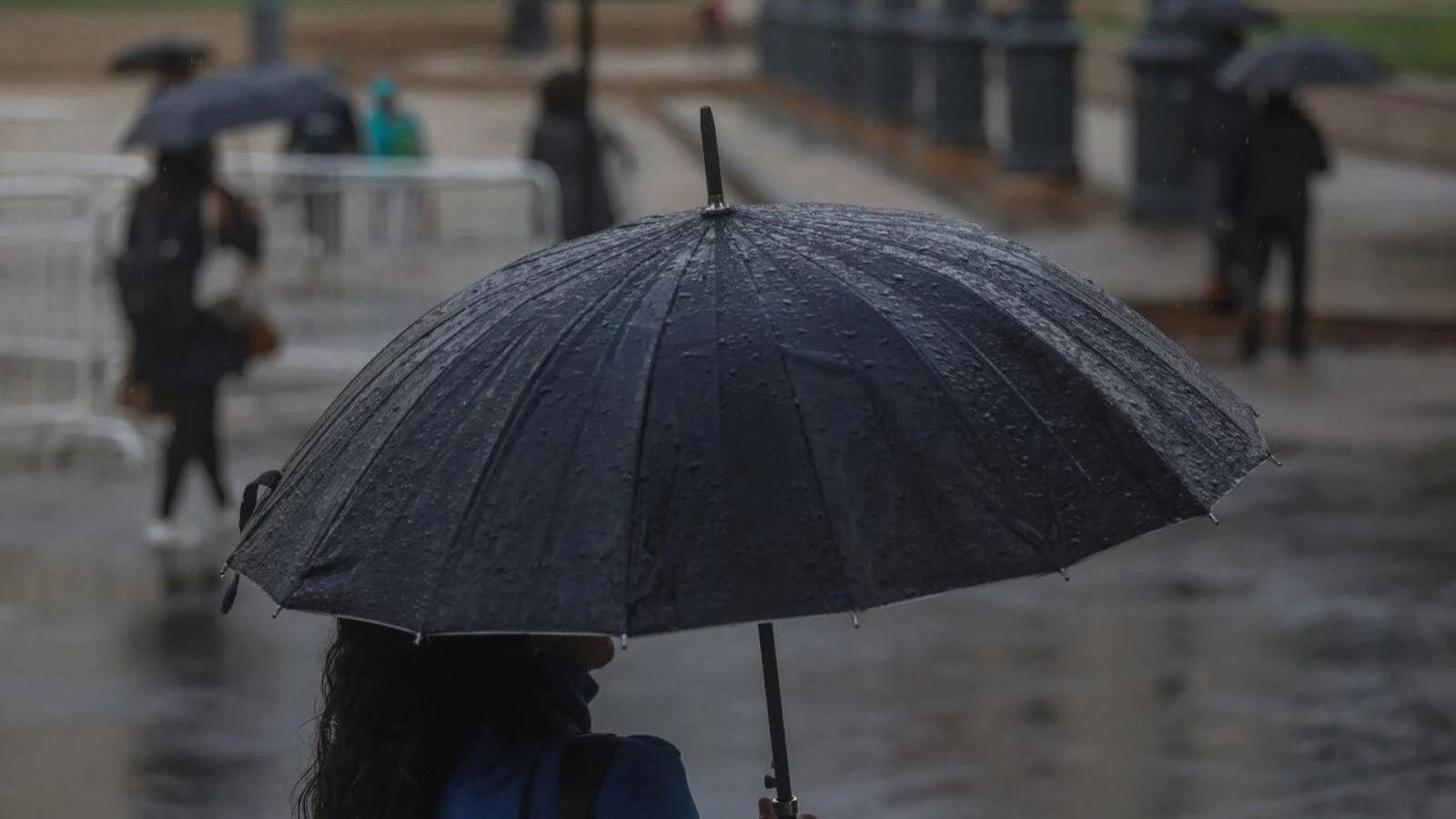 Paraguas y lluvias