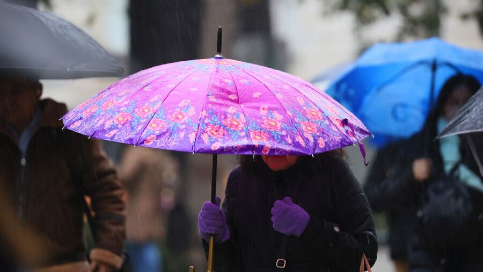 Lluvia en Santiago