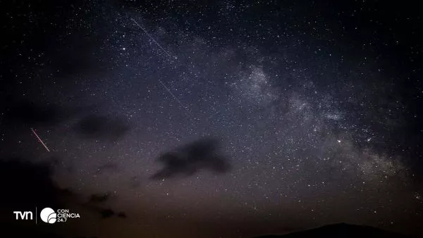 Lluvia de meteoritos delta acuáridas.