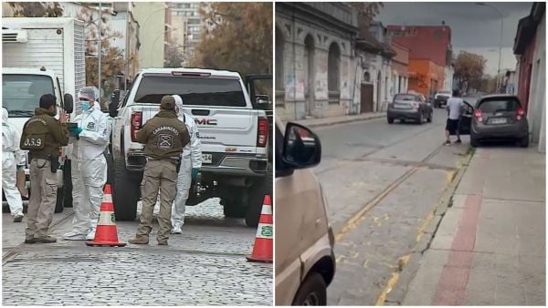 presunta encerrona en Santiago Centro