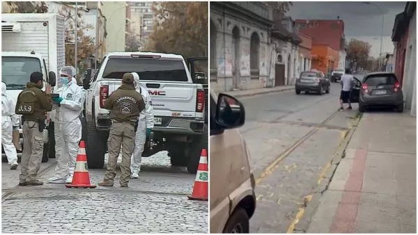 presunta encerrona en Santiago Centro