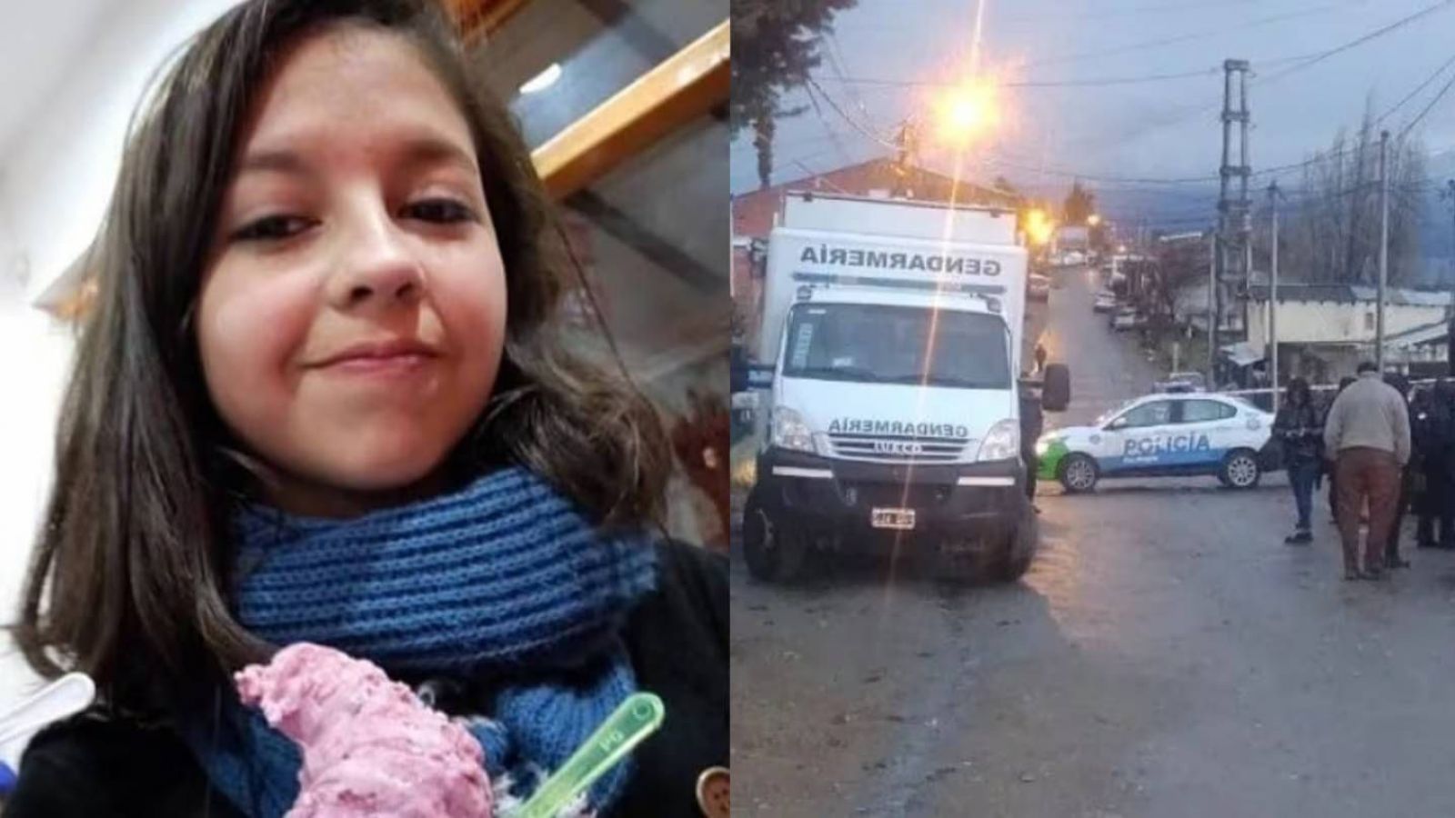 Víctima de femicidio y ambulancia
