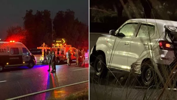 Accidente en Costanera Norte.