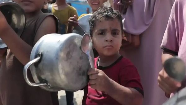 Palestinos en Franja de Gaza