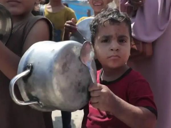 Palestinos en Franja de Gaza