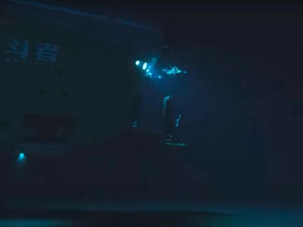 Sumergible Fendouzhe durante la expedición científica en las fosas oceánicas más profundas del Pacífico.