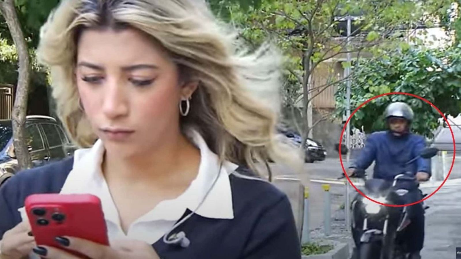 Intento de robo a reportera brasileña