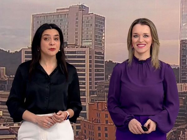 Valentina Reyes y Carla Zunino en 24 Horas Tu Mañana.