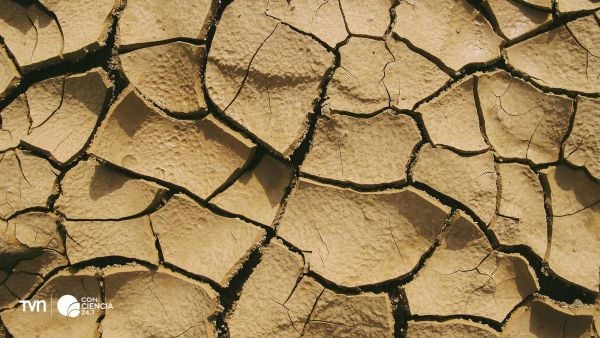 Fotografía que representa la sequía en Chile.