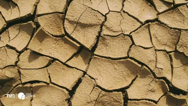 Fotografía que representa la sequía en Chile.
