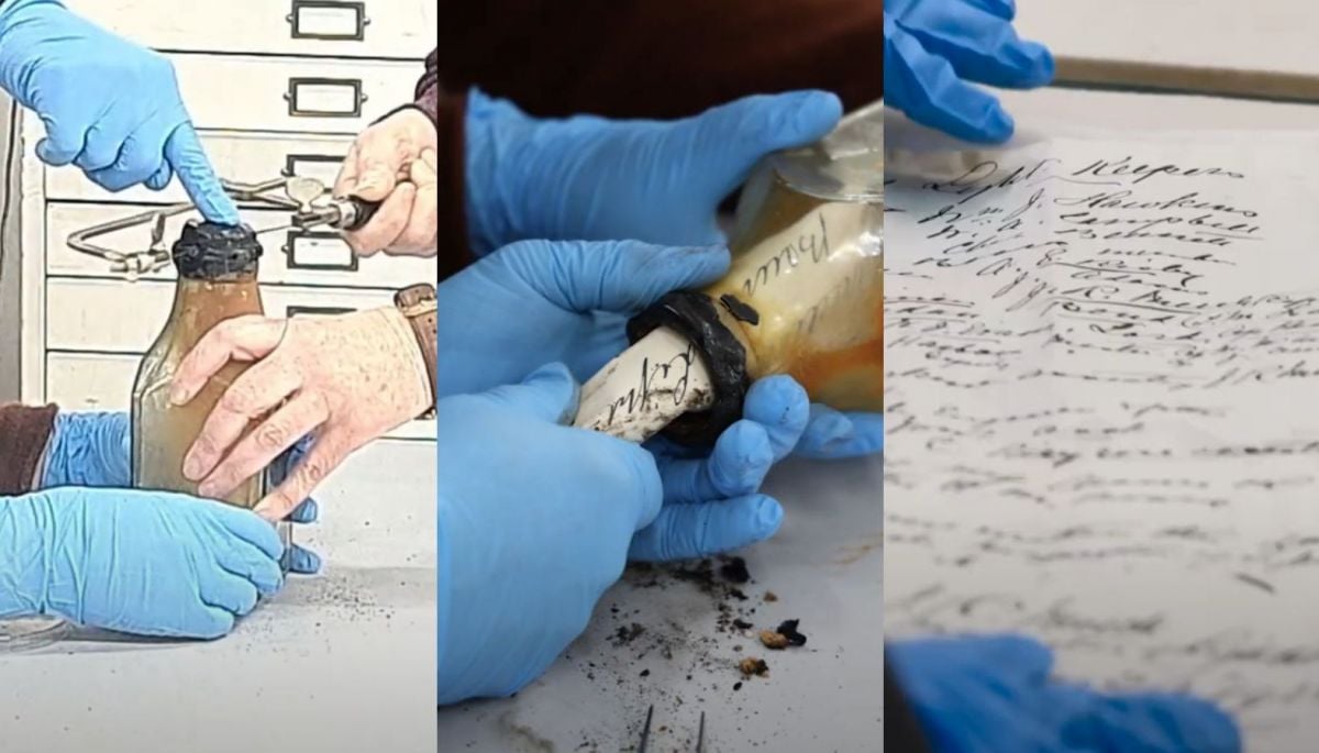 Descubren botella de 122 años con misterioso mensaje en faro de Australia