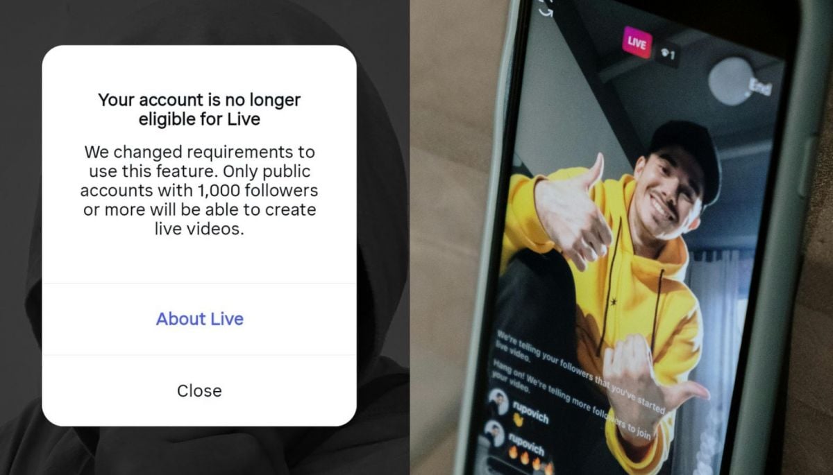 Se necesita cuenta pública y mil seguidores: El nuevo cambio en Instagram que sorprende a sus usuarios